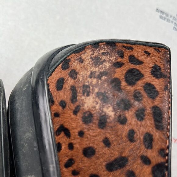 Dansko Olivia Pony Hair On Loafers Cheetah Print - Picture 14 of 16